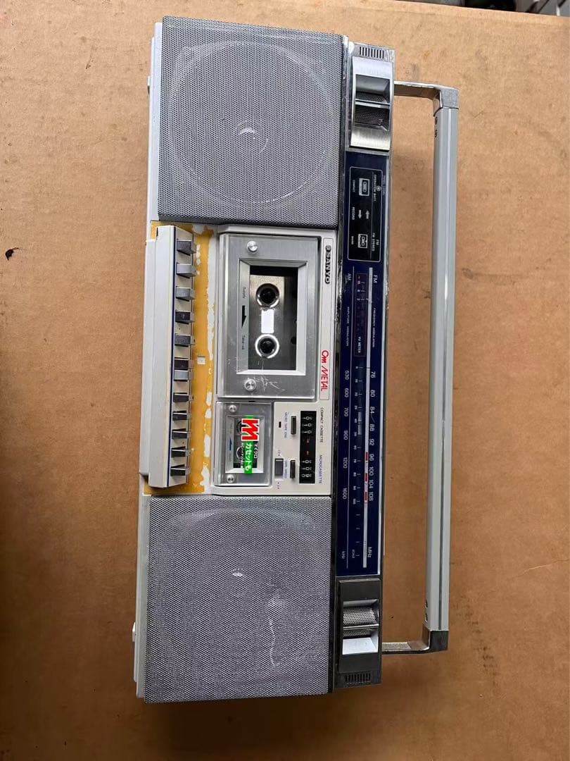 サンヨー WMR-CM ダブルラジカセ マイクロカセットラジオ