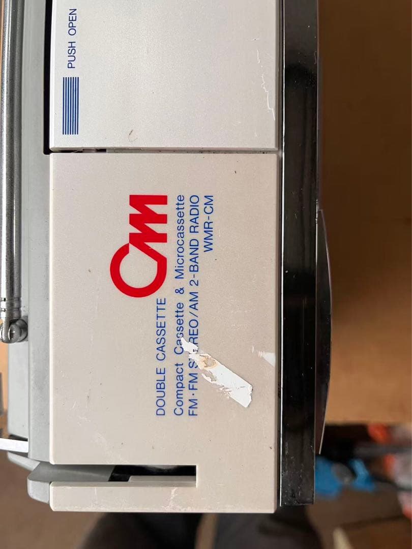 サンヨー WMR-CM ダブルラジカセ マイクロカセットラジオ