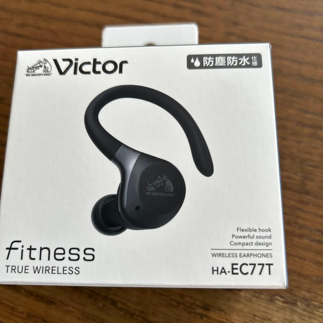 Victor ワイヤレスイヤフォン HA-EC77T ブラック
