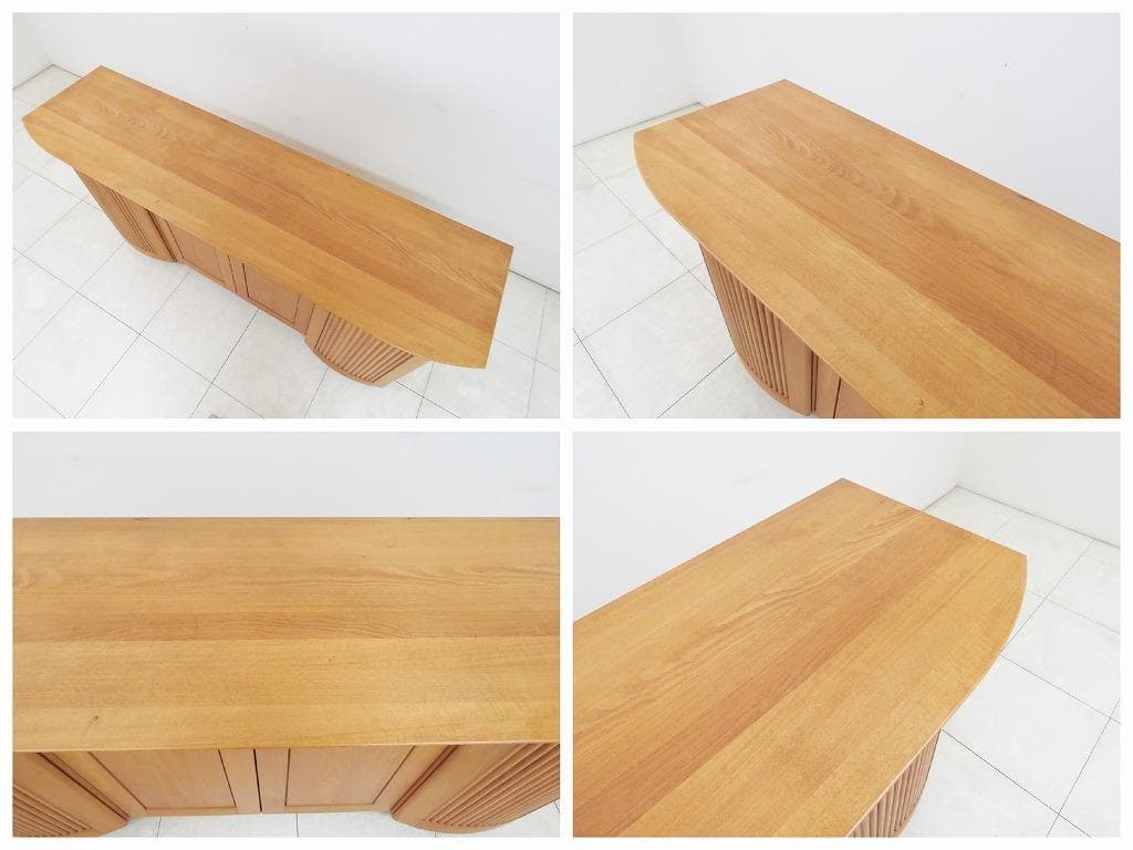 北欧 デンマーク製 サイドボード ビーチ無垢材 キャビネット検skovby