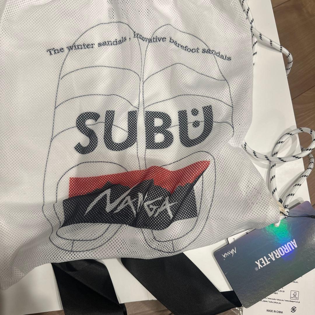 NANGA SUBU オーロラテックス ウィンターサンダル　ブラック　黒