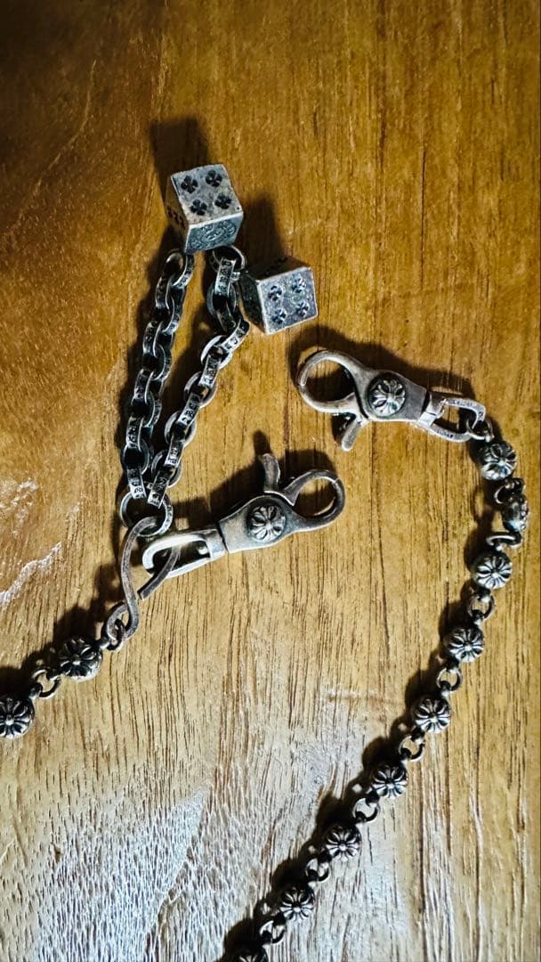 【極美品】ノーブランド シルバー925ウォレットチェーン