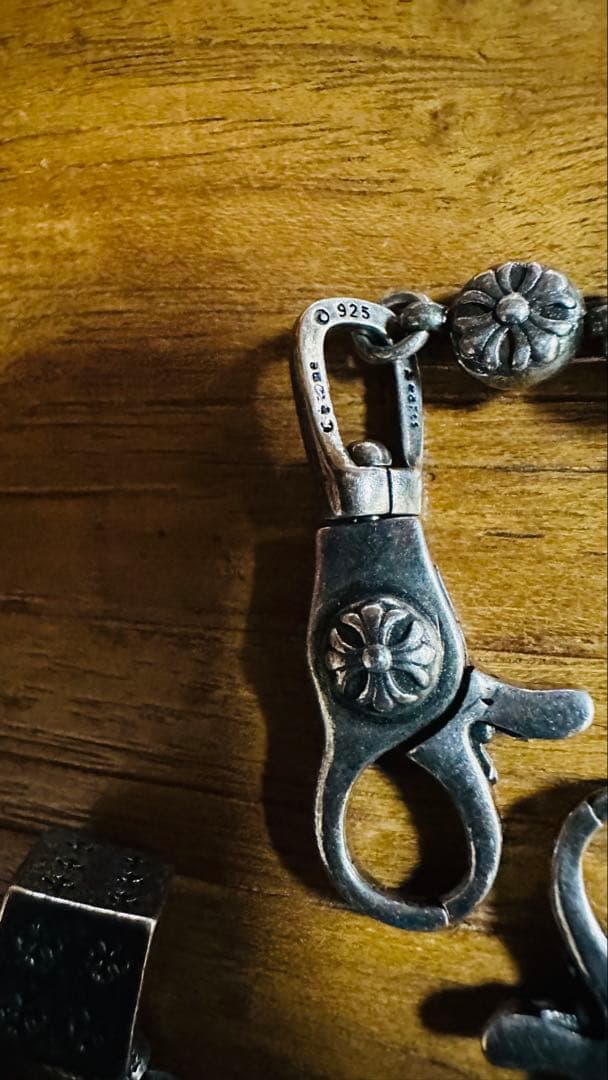 【極美品】ノーブランド シルバー925ウォレットチェーン