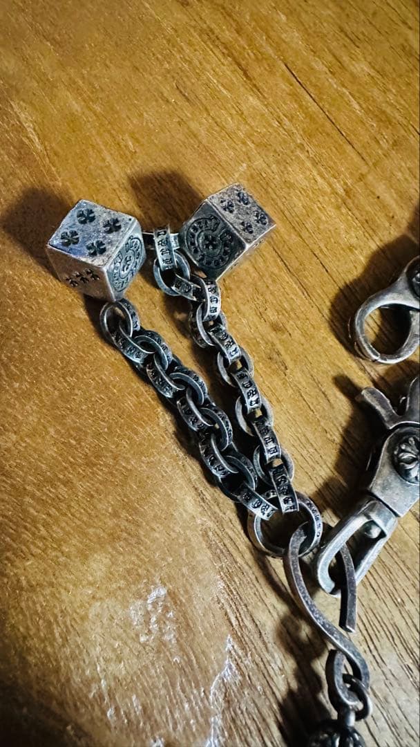 【極美品】ノーブランド シルバー925ウォレットチェーン