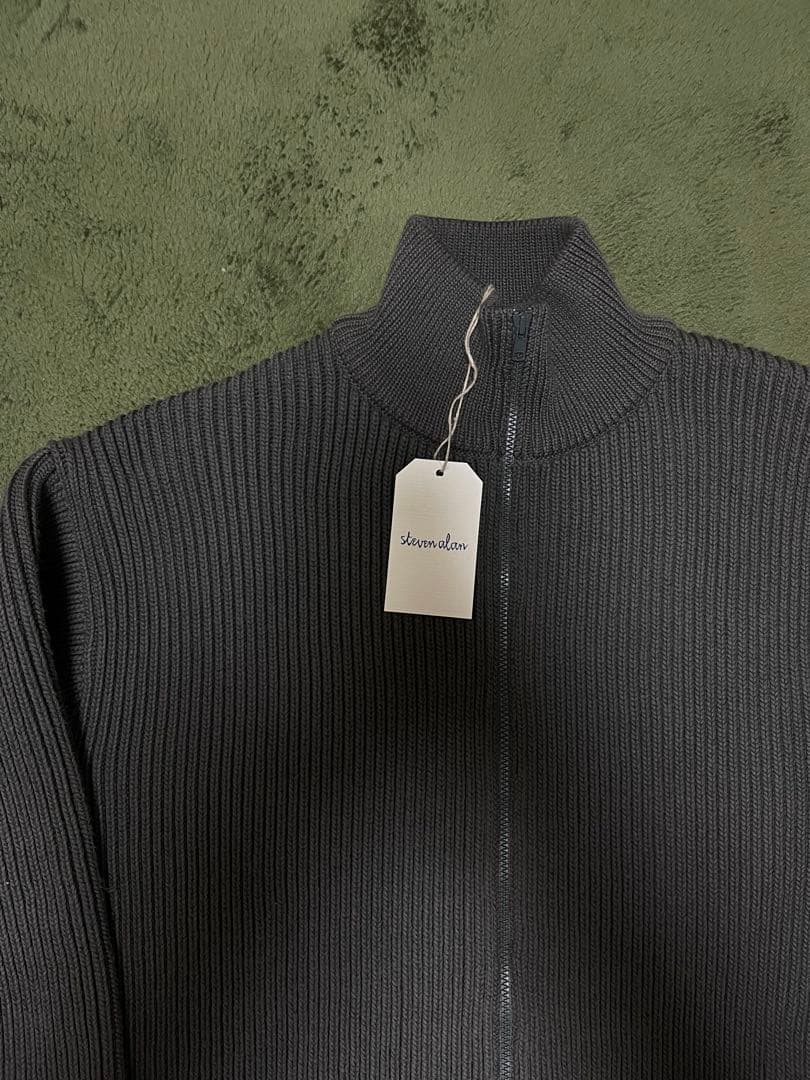 【steven alan】TC アゼ　ドライバーズニット