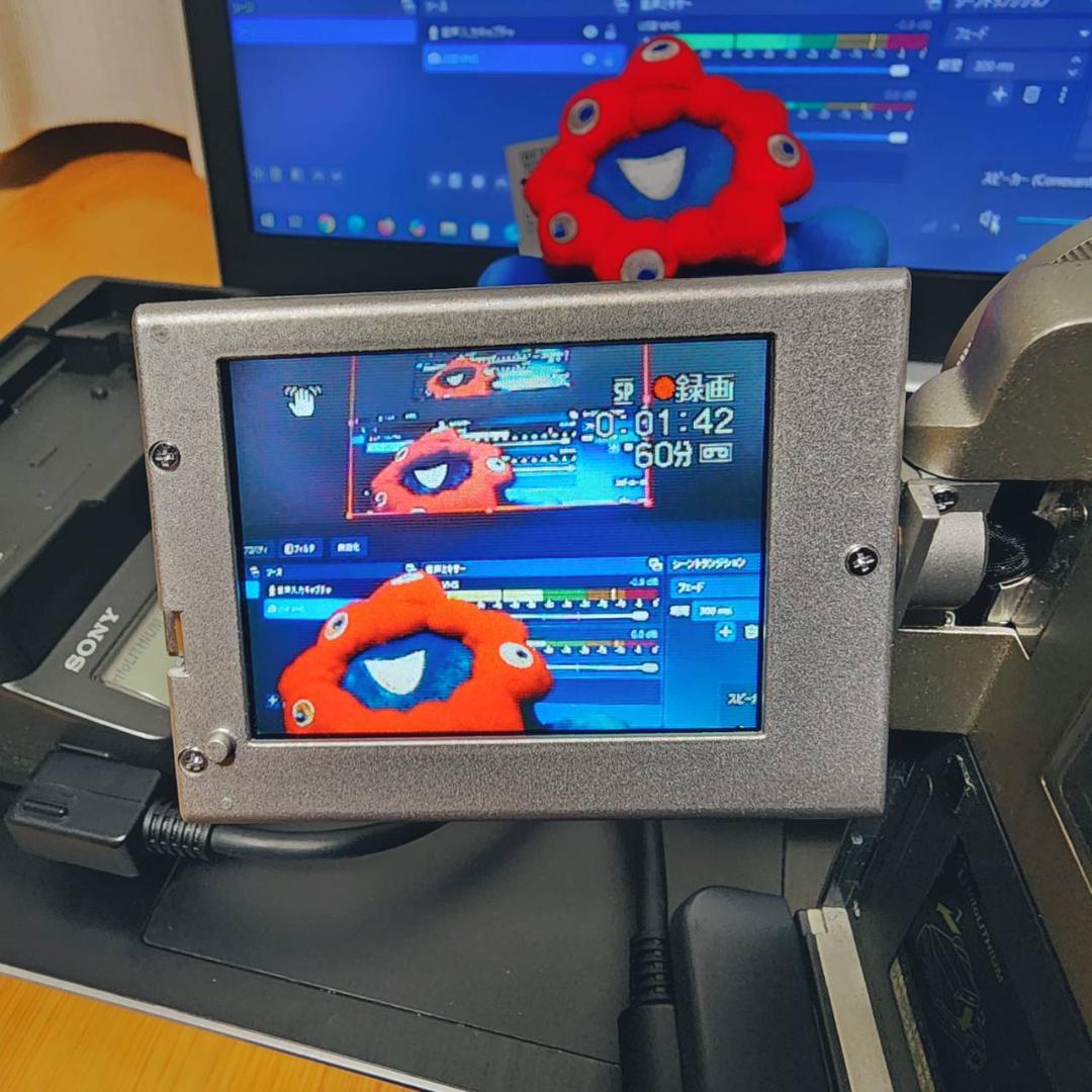 【動作確認済】高画質 SONY MiniDV ビデオカメラ DCR-PC10