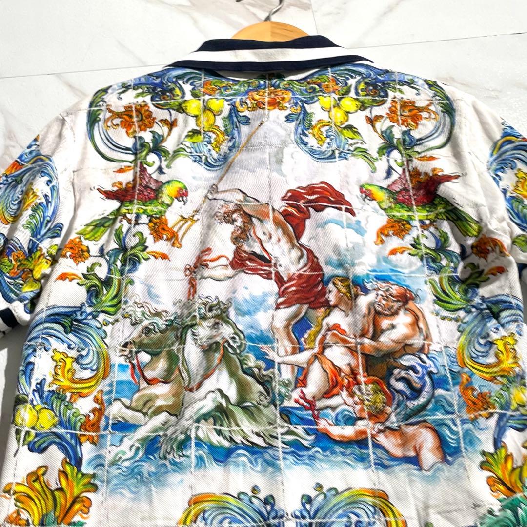 入手困難✨ ドルチェアンドガッバーナ マヨリカ ポロシャツ メンズ S相当