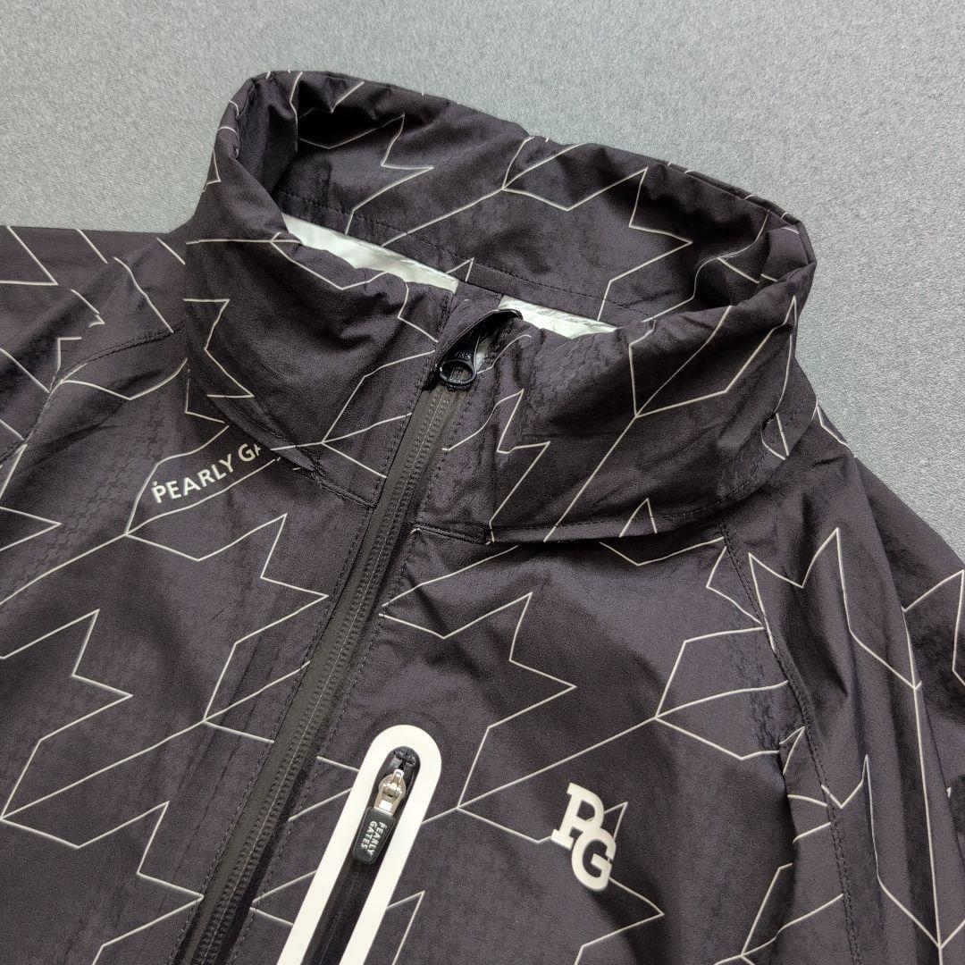 【未使用】パーリーゲイツ　3way千鳥柄レインワンピース 収納ポーチ　L