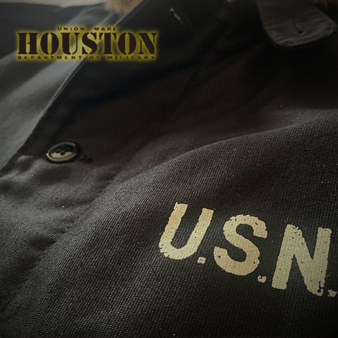『42サイズ人気美品◎』HOUSTON（ヒューストン）N-1デッキジャケット