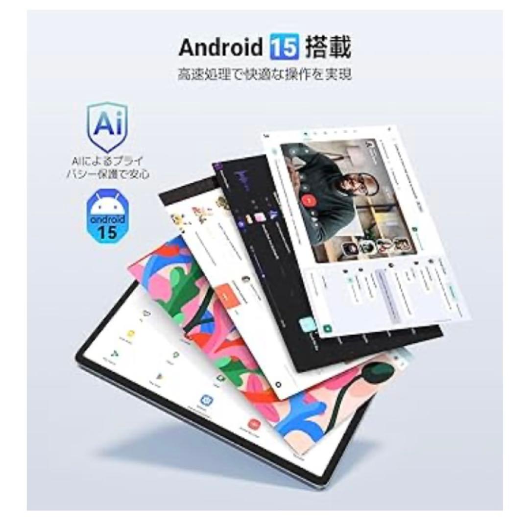 Android15 10インチタブレット Wi-Fiモデル 24GB+256GB