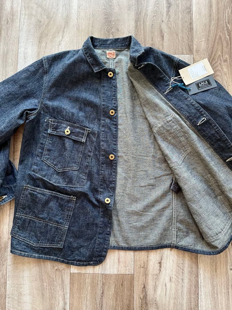 tora　新品タグ付き　カレンソロジー　カバーオールジャケット　ネイビー