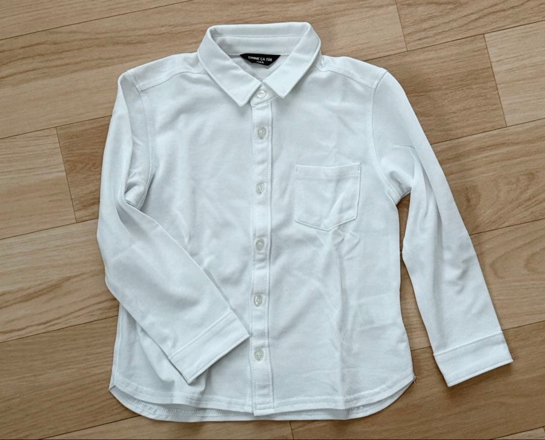 【COMME CA ISM】110cmスーツ.シャツ.ネクタイ七五三卒入服男の子