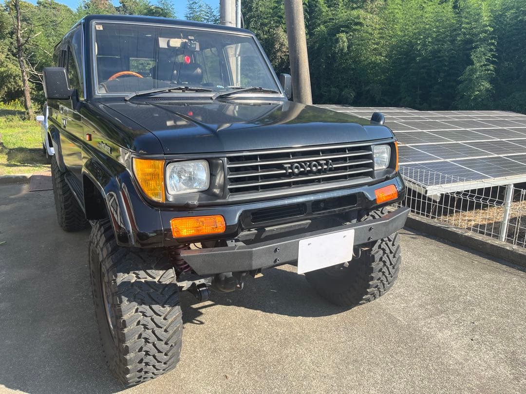 ランクル78 プラド 70 ランクルワンオフ クロカン フロント バンパー