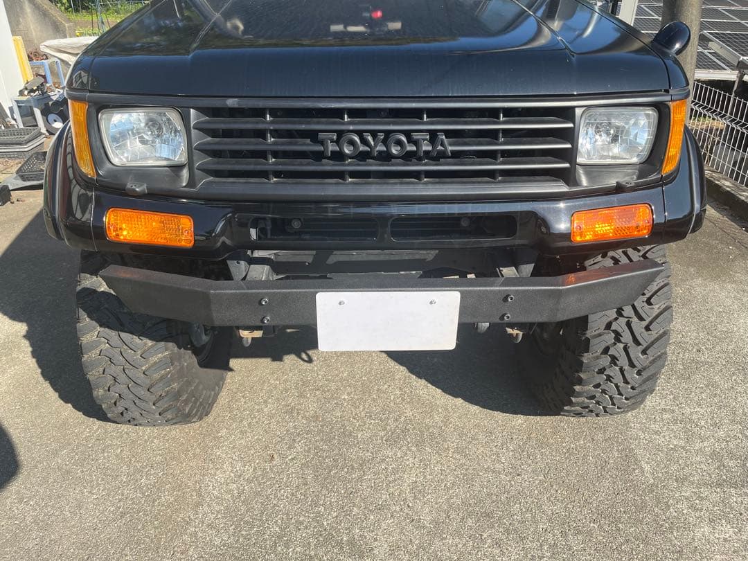 ランクル78 プラド 70 ランクルワンオフ クロカン フロント バンパー