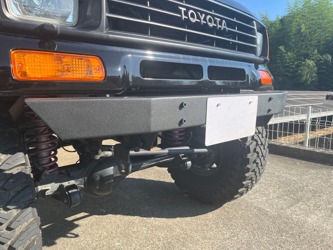 ランクル78 プラド 70 ランクルワンオフ クロカン フロント バンパー