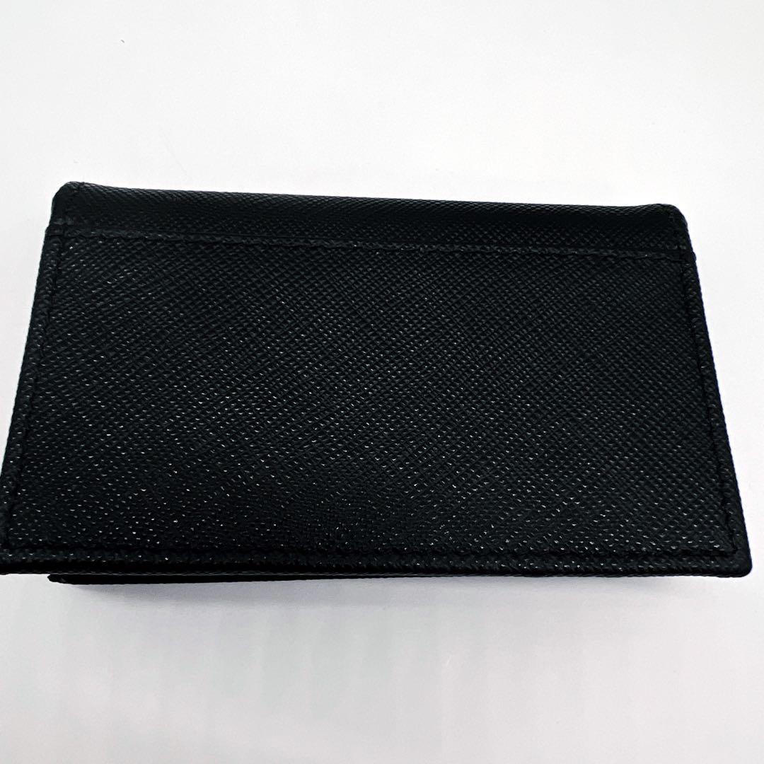 《専用！！》プラダ 名刺入れ カードケース 三角ロゴ 黒 サフィアーノレザー