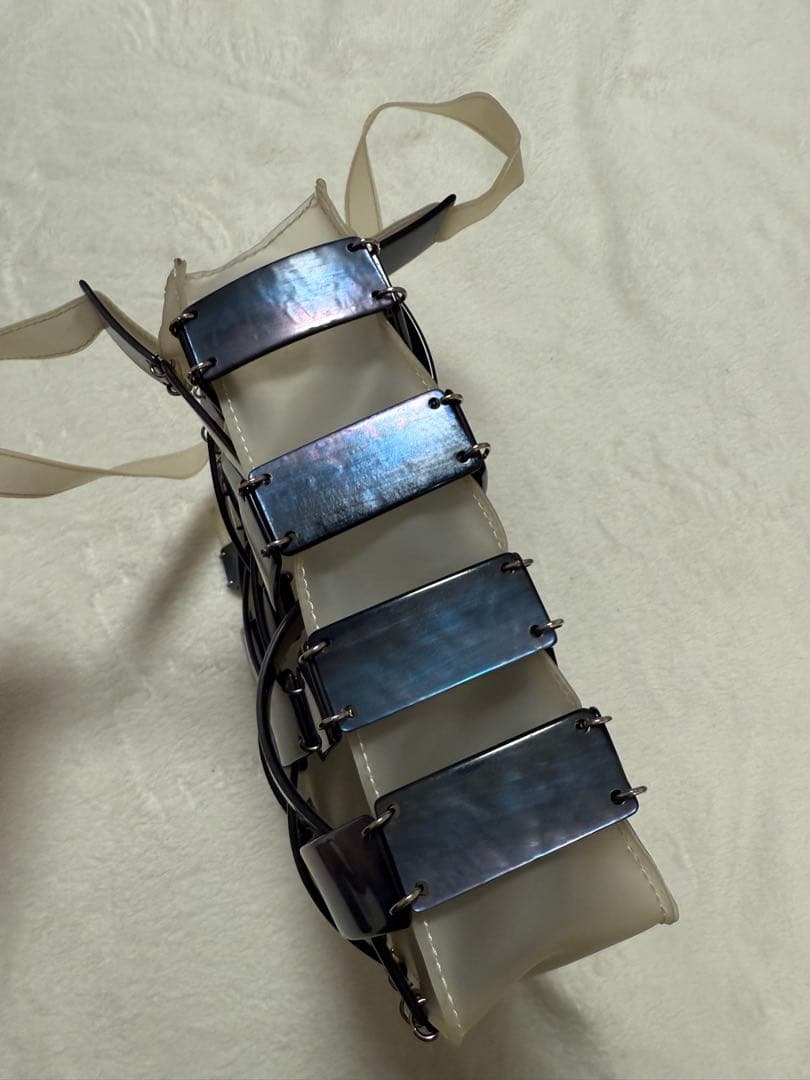 ボッテガヴェネタ　オーロラプレートイントレチャート　トートバッグ　ヴィンテージ