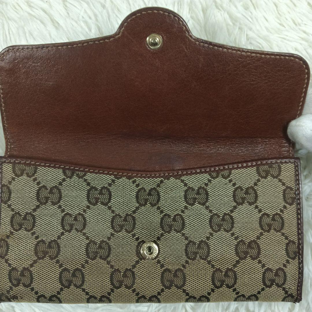 【GUCCI】グッチ　長財布　財布　ホースビット　GGキャンバス ✨