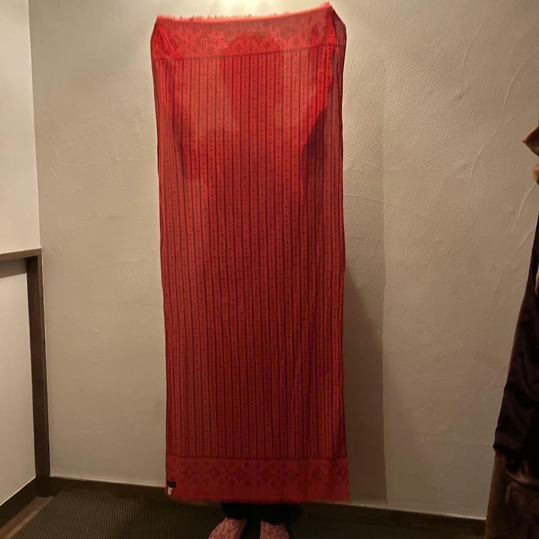 美品　RRLダブルアールエル　大判ストール