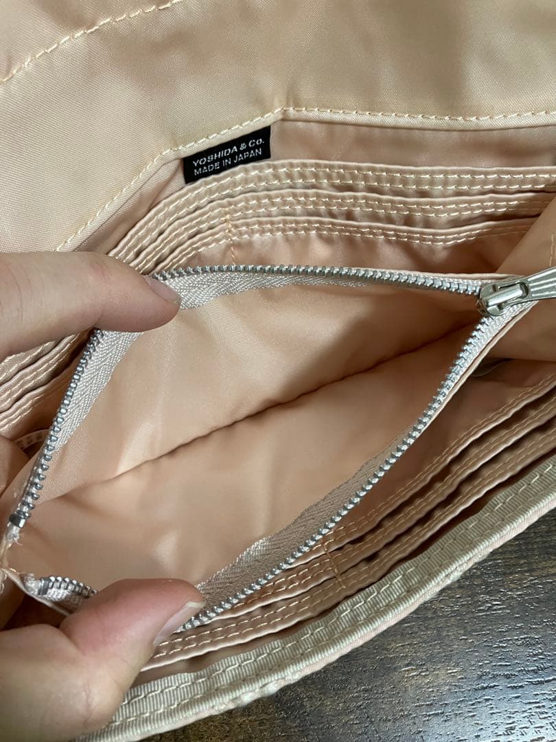 ミナペルホネン ポーター ウォレット ショルダーバッグ タンバリン