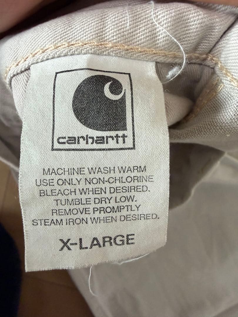 Carhartt ワークパンツ X-LARGE ホワイト