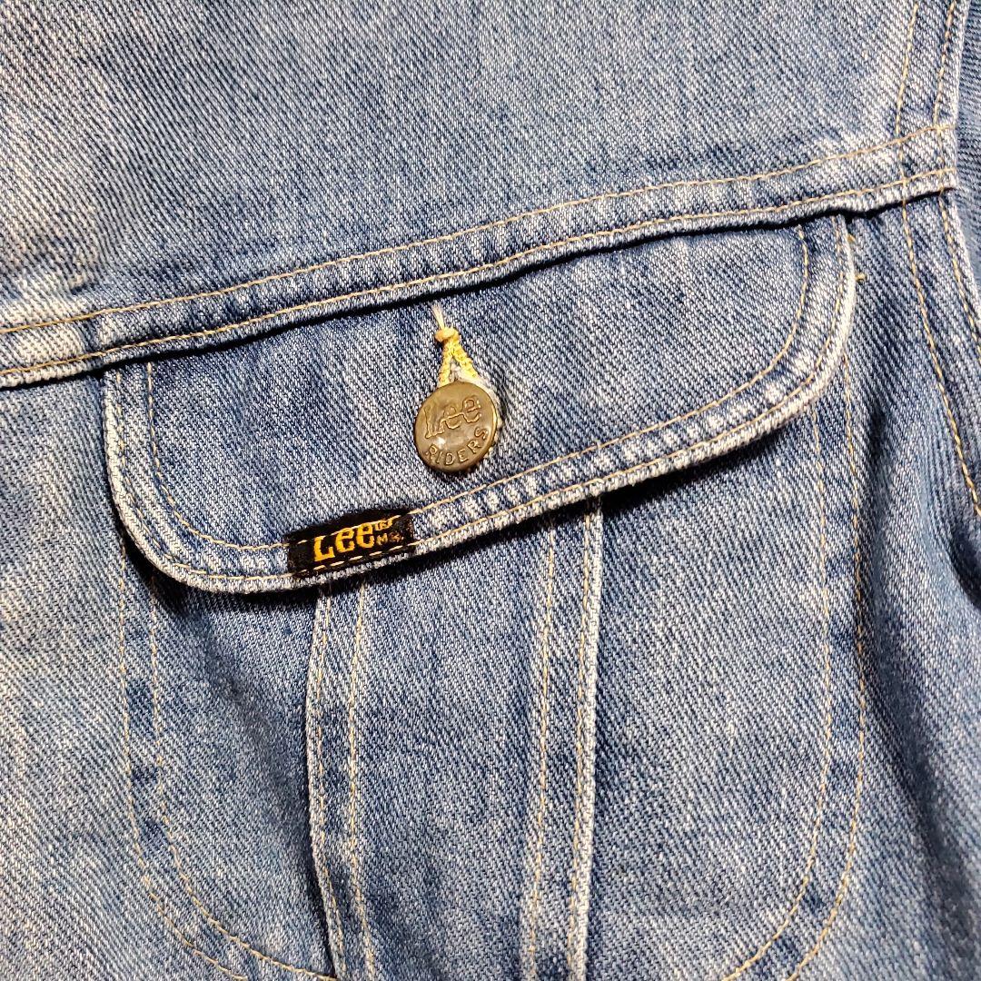 70s　USA製　Lee　デニムジャケット　ストームライダー　げん