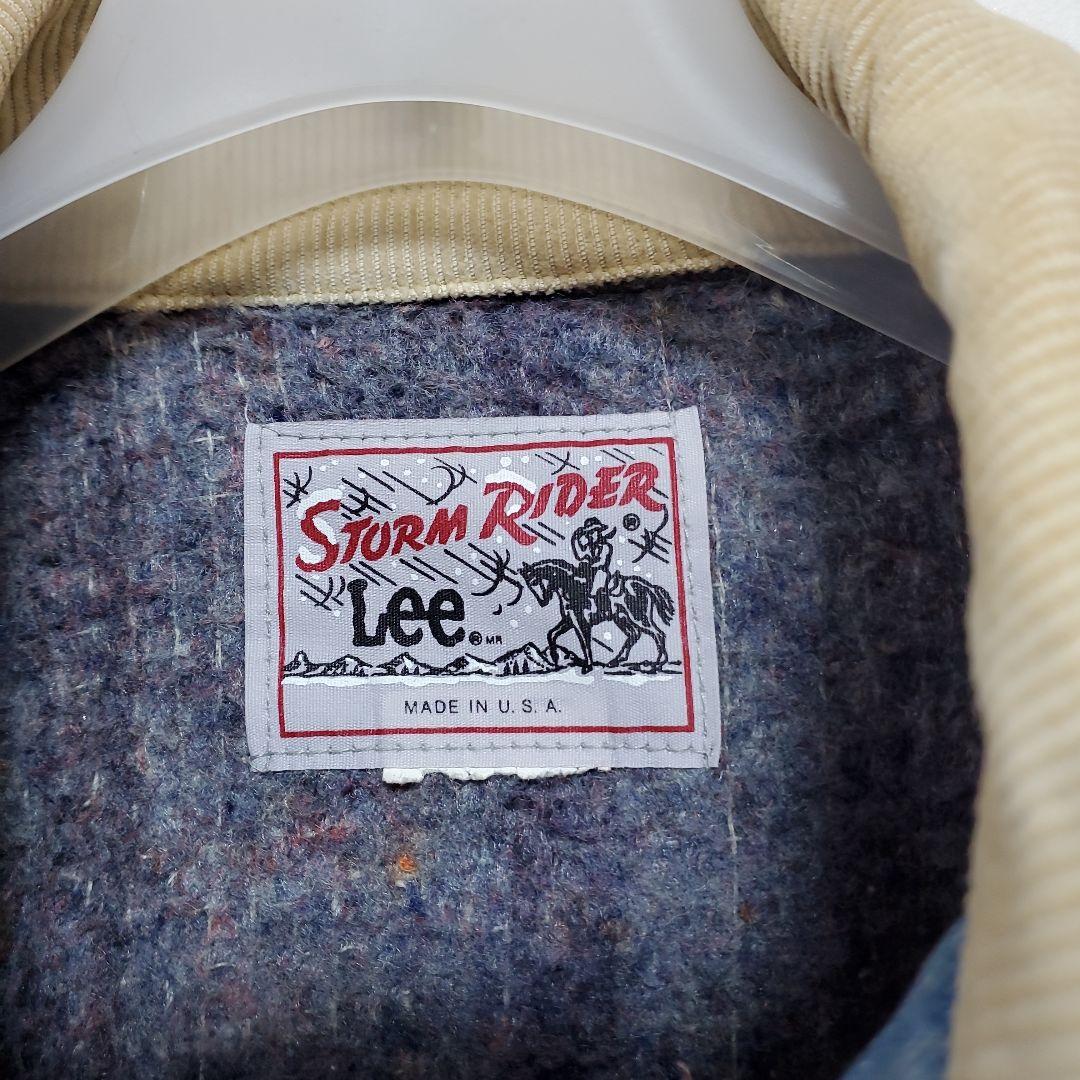 70s　USA製　Lee　デニムジャケット　ストームライダー　げん