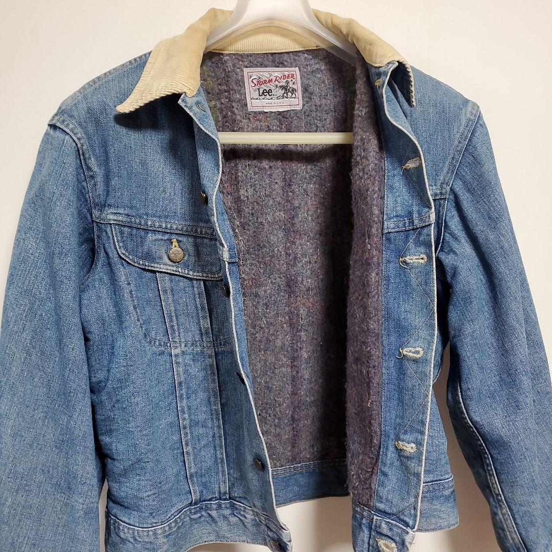 70s　USA製　Lee　デニムジャケット　ストームライダー　げん