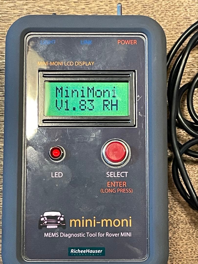 ローバーミニ用車両診断ツール mini-moni