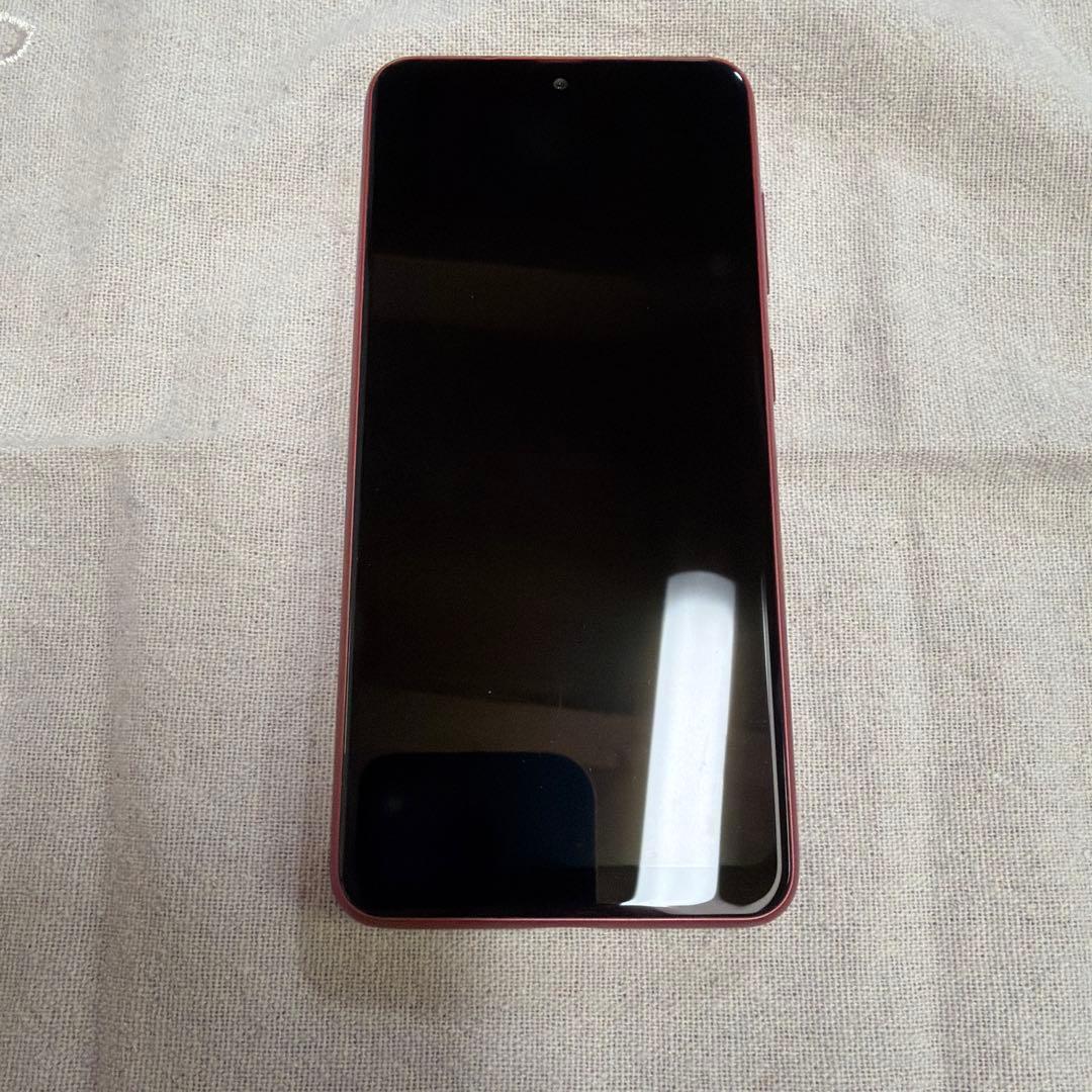 Galaxy スマートフォン 赤 SC-56B SIM解除済み