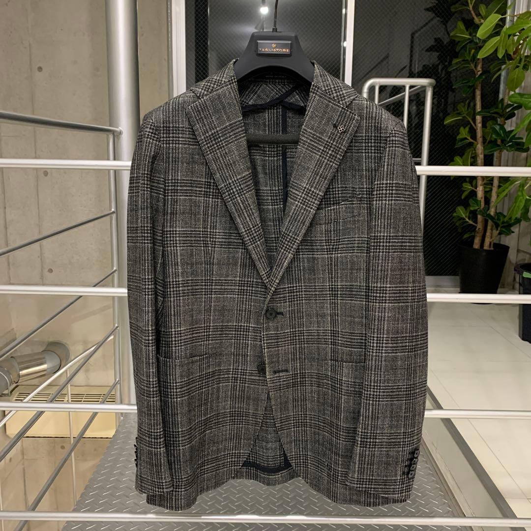 23日以降発送TAGLIATORE　ジャケット　グレンチェック　46
