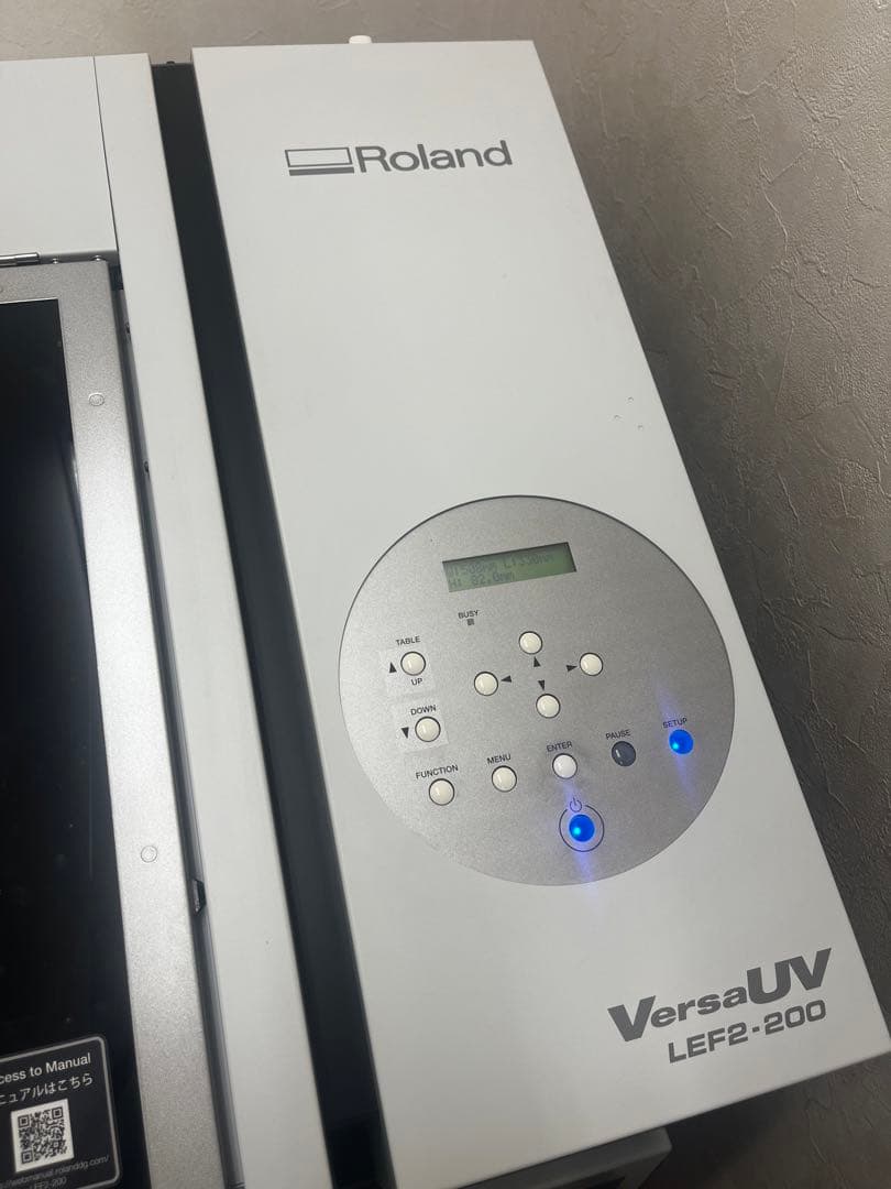 Roland LEF2-200 専用脱臭装置付き　インクジェットプリンター