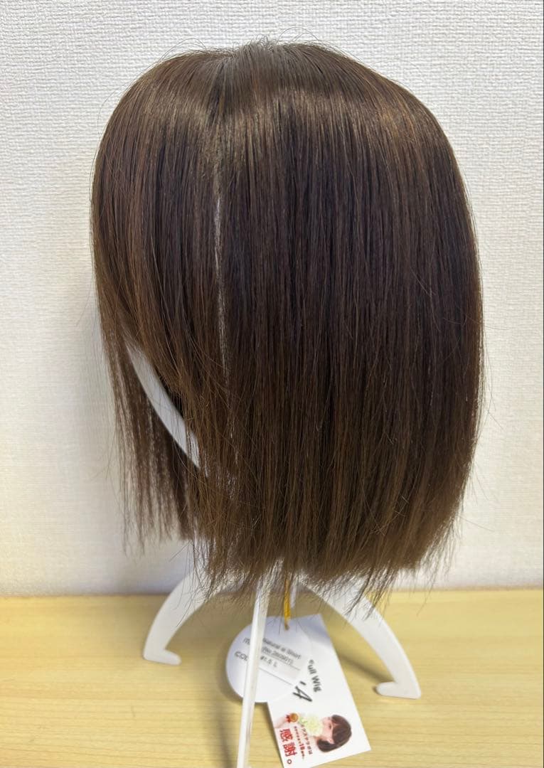 【新品未使用】メルカリ祭限定セール中❣️人毛100%フルウィッグ　ショート　L