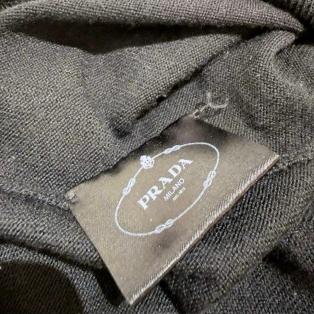 トップス Prada archive vneck knit 14aw black