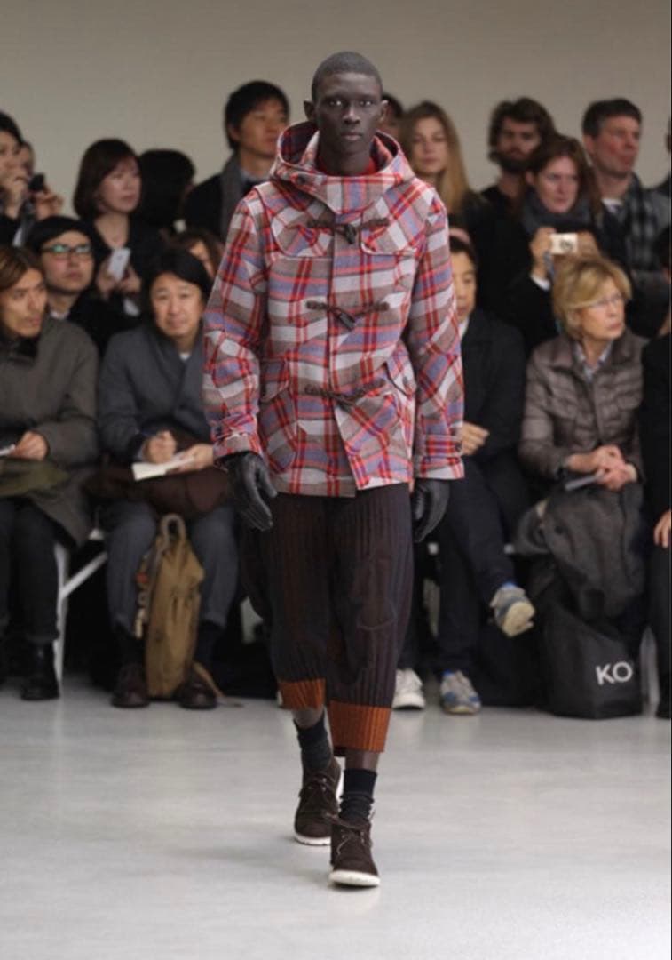 ISSEY MIYAKE MEN ダッフルコート チェック柄 Lサイズ