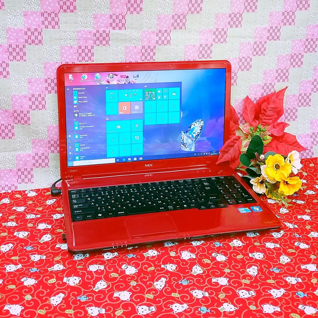 極上品！大容量５００G！高速CPUCorei3搭載！新型Win10搭載！動画編集