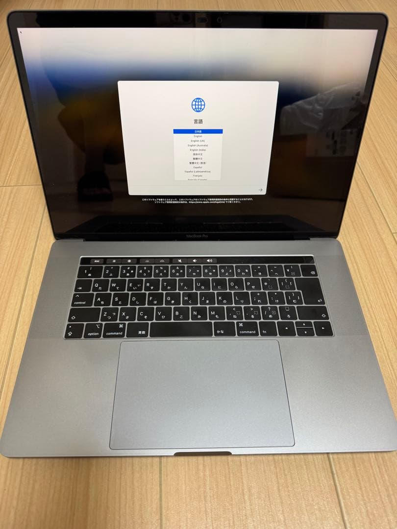 MacBookPro15インチ 2019 i9 SSD 512GB 16GB