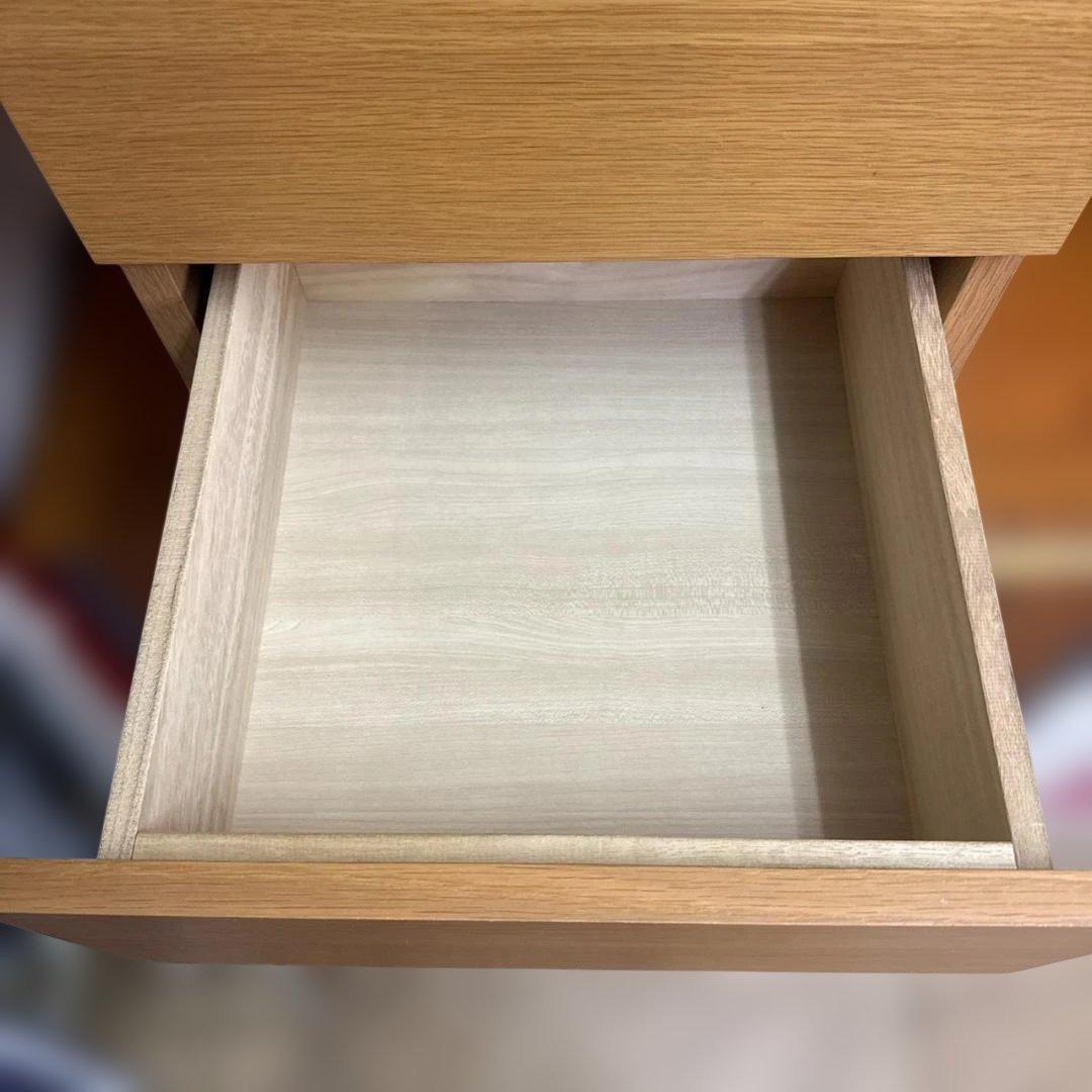 ★無印良品　オーク材チェスト4段　タンス　引出し　MUJI