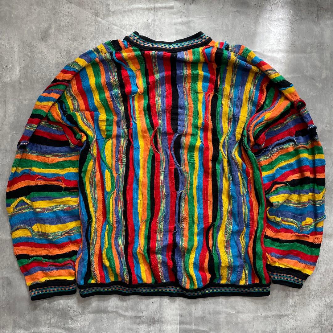 【ブルズ】 c-boy style COOGI風 3Dニット デニムパンツ