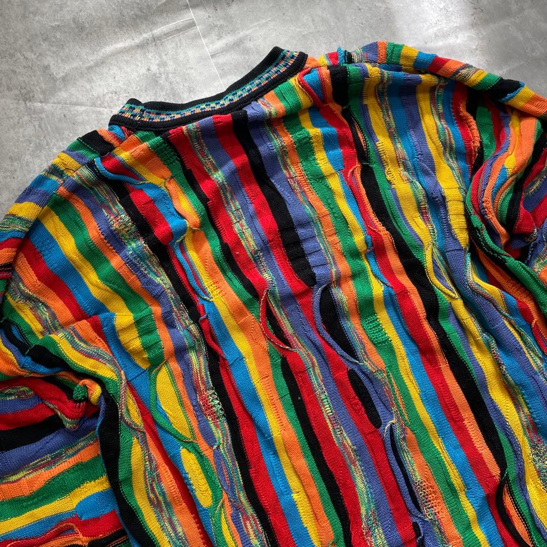 【ブルズ】 c-boy style COOGI風 3Dニット デニムパンツ