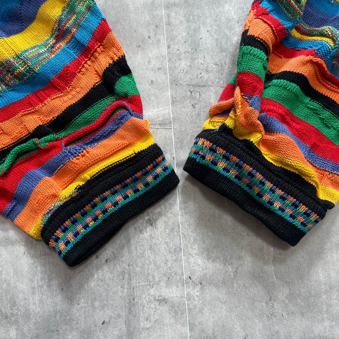 【ブルズ】 c-boy style COOGI風 3Dニット デニムパンツ