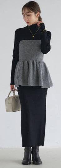 【タグ付き新品】NOBLE ニットビスチェ グレー