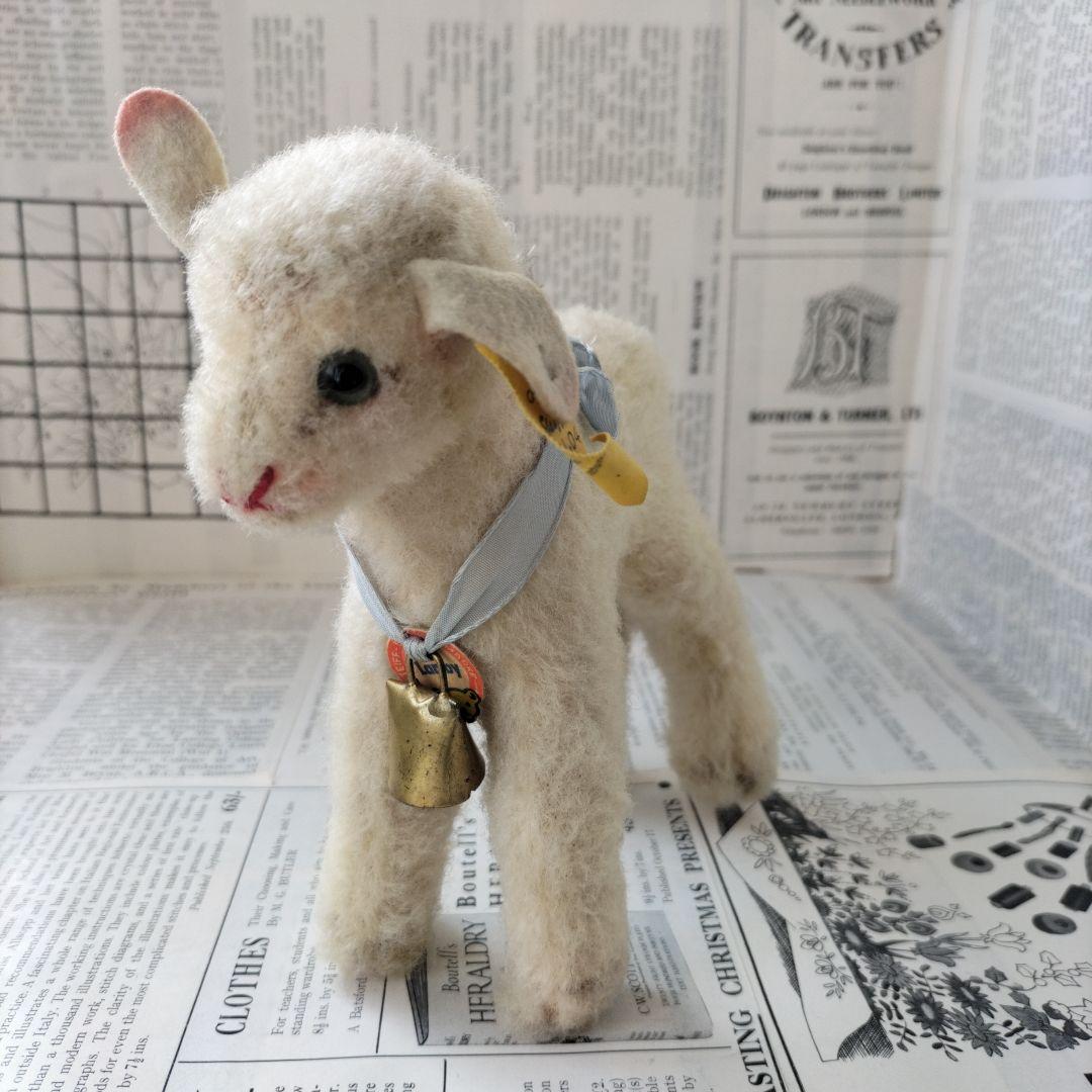 ビンテージ　シュタイフ　Lamby 羊 １４cm