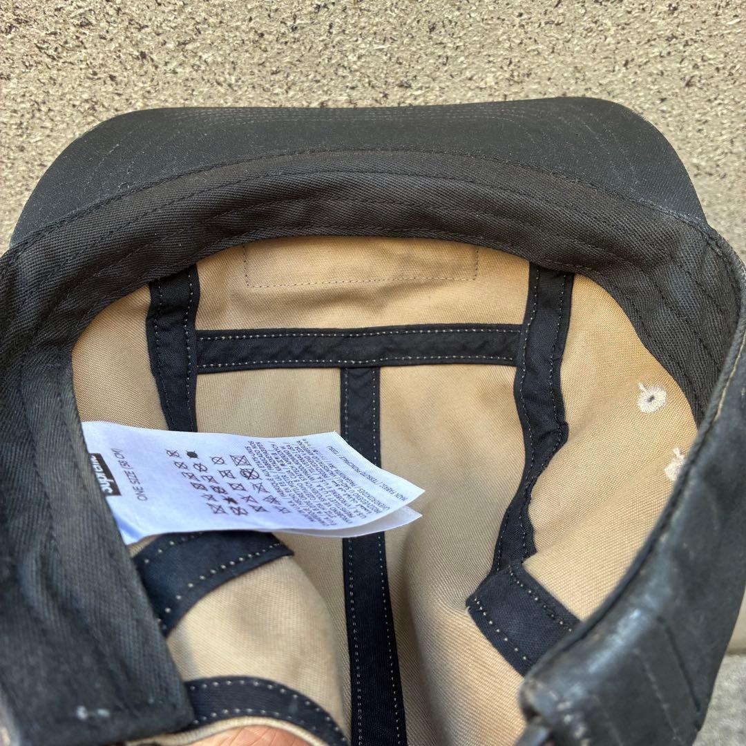 Supreme × MM6 Painted Camp Cap ブラック 完品