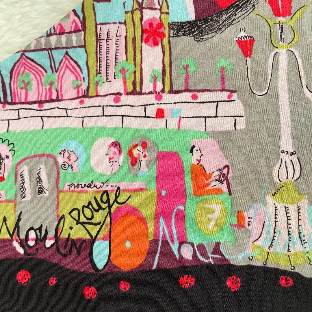 トクコプルミエヴォル パリ アート チュニック 9号 バルーン袖 日本製 アシメ