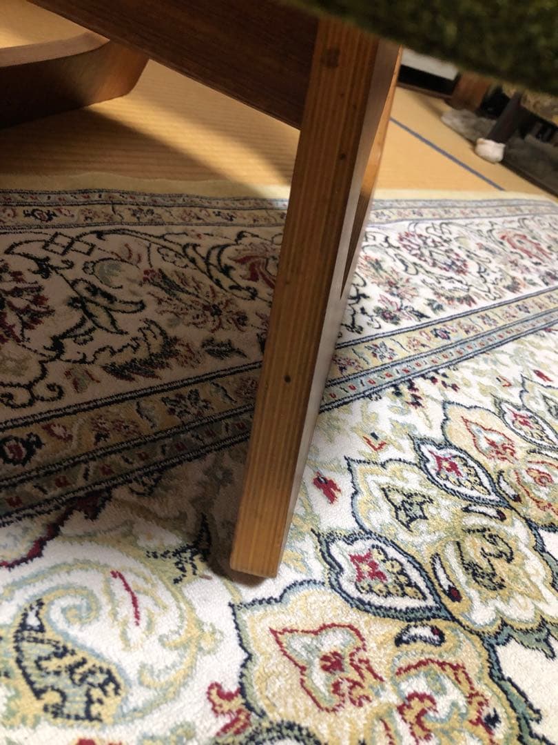 天童木工　低座イス　グリーン