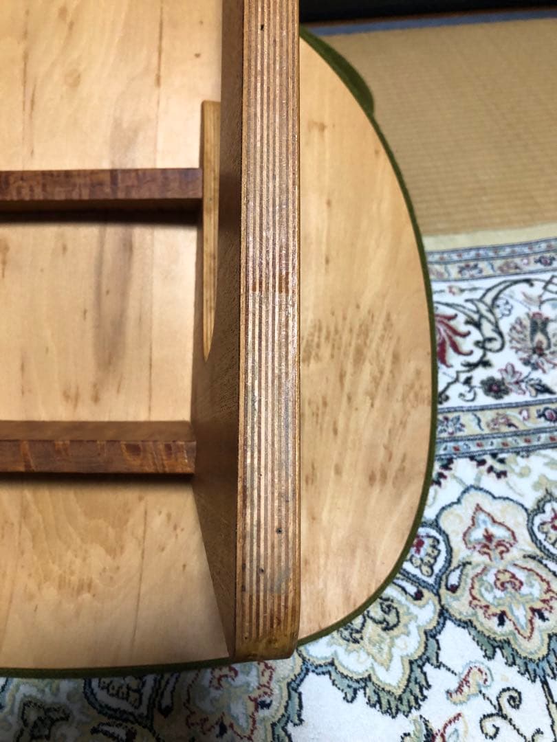 天童木工　低座イス　グリーン