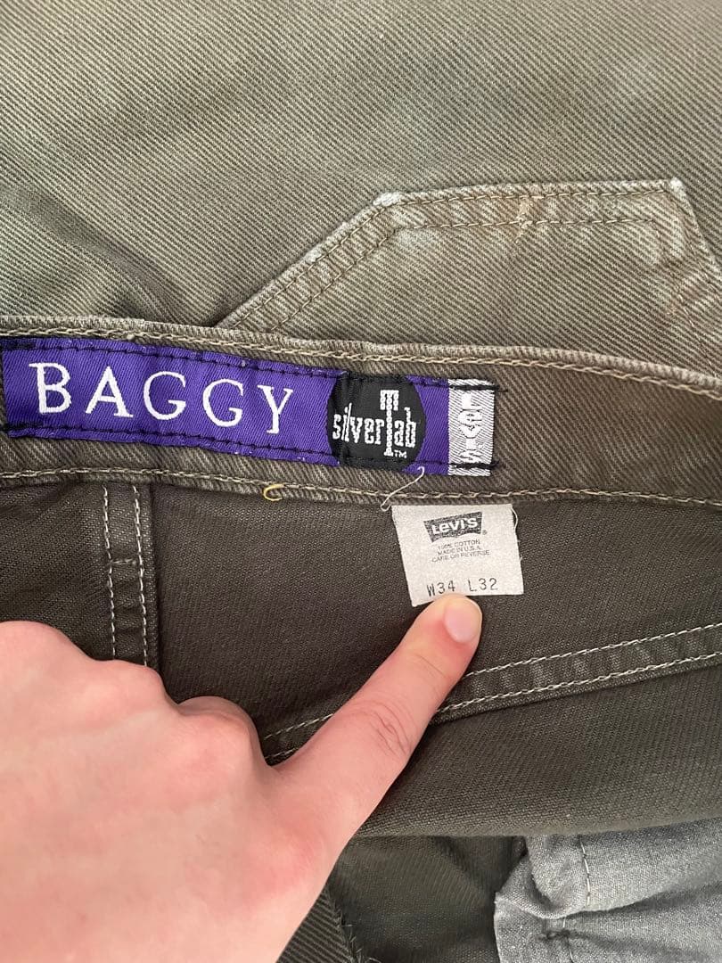 LEVI’S silver Tab W34 L32