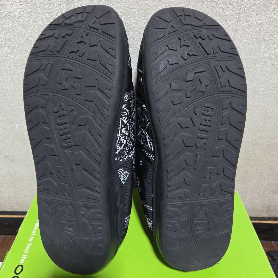 エフシーアールビーFCRB ソフSOHP スブSUBUペイズリー柄サンダル専用袋