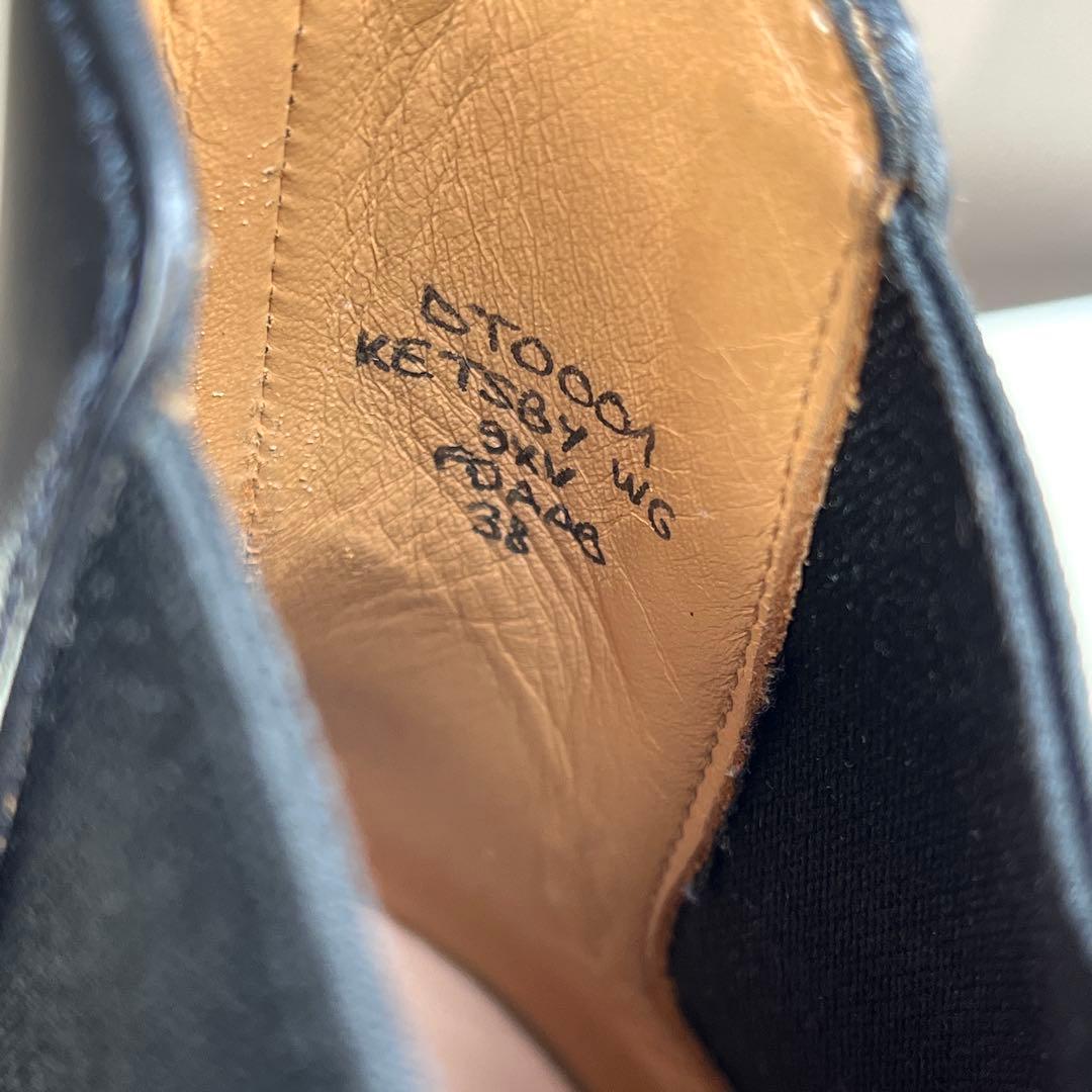 38 チャーチ KETSBY サイドゴア　ショートブーツ 黒　24.5